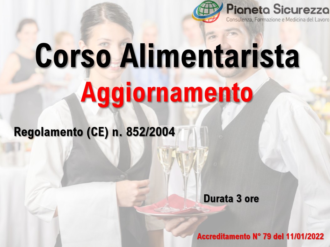 FORMAZIONE ALIMENTARISTA - AGGIORNAMENTO